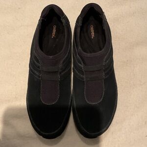Aetrex Black Slip-On Loafers for Men